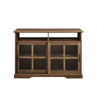 Leopold Window Pane Sliding Door Sideboard - Saracina Home - Image 4