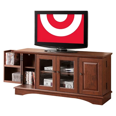4 Door Closed Storage TV Stand For TVs Up To 55" - Saracina Home - Image 5