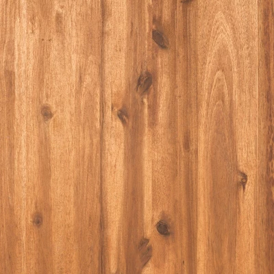 Galia 2pc Square Leg Acacia Wood Chair And Ottoman With Cushions - Brown - Saracina Home - Image 16