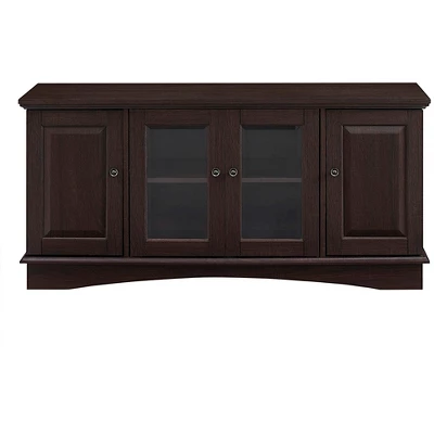 4 Door Closed Storage TV Stand For TVs Up To 55" - Saracina Home - Image 2