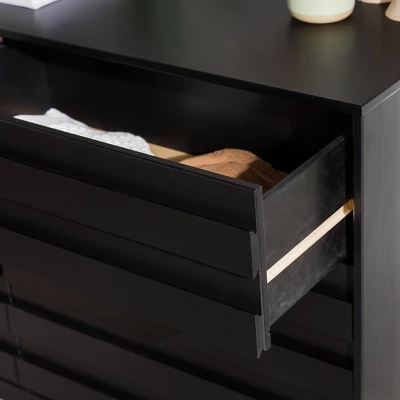 Ilya Solid Wood Modern Panel Front 6 Drawer Dresser - Saracina Home - Image 9