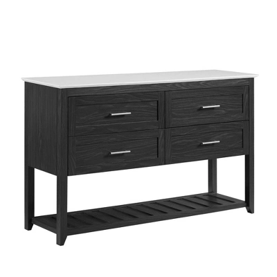 Transitional 4 Drawer Buffet - Saracina Home - Image 11