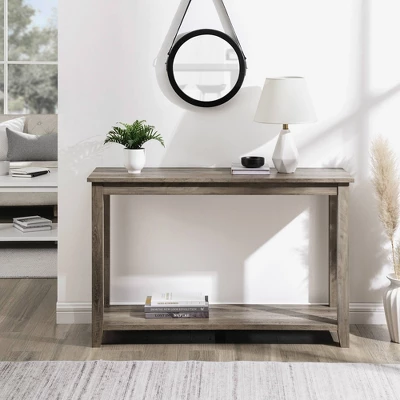 Classic Wood Console Table - Saracina Home - Image 3