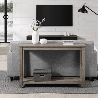 Classic Wood Console Table - Saracina Home - Image 7