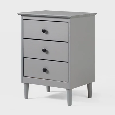 Stiva Classic Mid-Century Modern 3 Drawer Nightstand - Saracina Home - Image 7