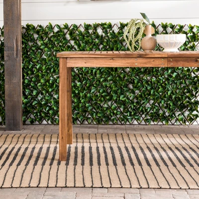 Acacia Wood Patio Simple Rectangle Dining Table - Saracina Home - Image 7