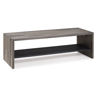 58" Solid Rustic Reclaimed Wood Entry Bench - Saracina Home - Image 6