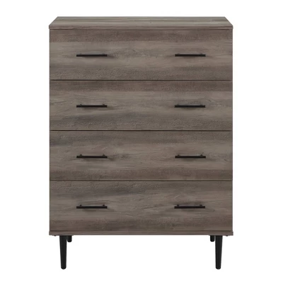 Higgins Modern Vertical 4 Drawer Dresser - Saracina Home - Image 2