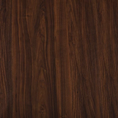 Modern 42" Round Intersecting Leg Dining Table Dark Walnut - Saracina Home - Image 8