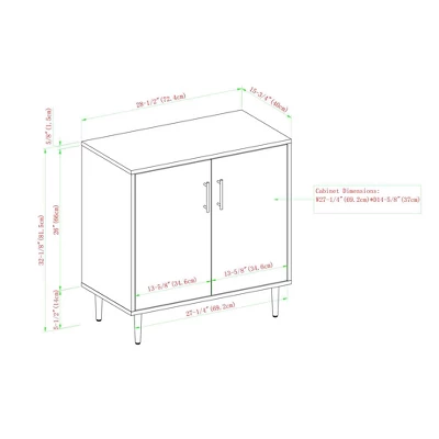 Angelo Modern Bookmatch Accent Cabinet - Saracina Home - Image 6