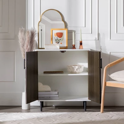 Angelo Modern Bookmatch Accent Cabinet - Saracina Home - Image 2