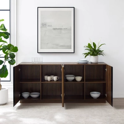 Contemporary Storage With 4 Doors Sideboard - Saracina Home - Image 5