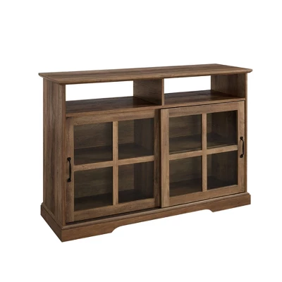 Leopold Window Pane Sliding Door Sideboard - Saracina Home - Image 3