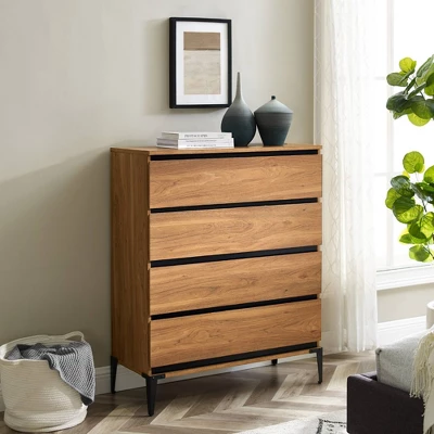 Theo Urban Modern Plank 4 Drawer Dresser - Saracina Home - Image 8