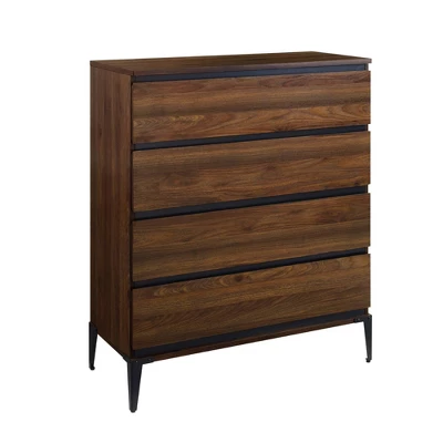 Theo Urban Modern Plank 4 Drawer Dresser - Saracina Home - Image 3